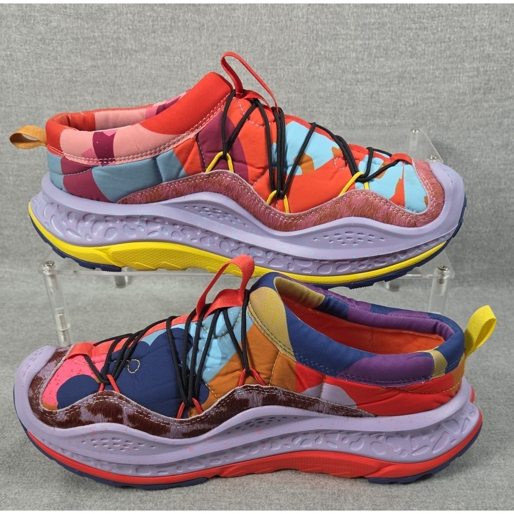 Hoka One One Studio Proba Ora Primo Recovery Shoes Orange Gold Womens 11 Mens 10 - Picture 7 of 9